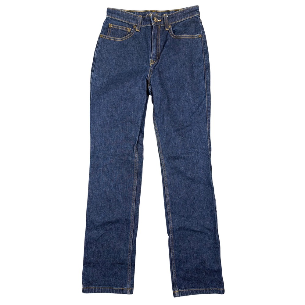 Brooks Brothers Womens Dark Wash Straight Leg High Rise Denim Jeans Size 2